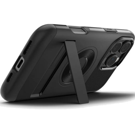 Противоударный чехол Spigen Slim Armor MagSafe Black для iPhone 16 Pro Max (ACS08034)