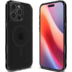 Прозорий чохол Spigen Ultra Hybrid T (MagFit + Camera Control) Frost Black для iPhone 16 Pro Max (ACS08507)