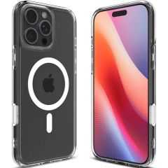 Прозрачный чехол Spigen Ultra Hybrid T (MagFit + Camera Control) White для iPhone 16 Pro (ACS08512)