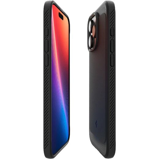 Чехол Spigen Rugged Armor MagSafe Gray для iPhone 16 Pro (ACS08116)