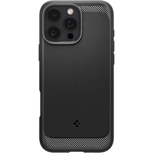 Чехол Spigen Rugged Armor MagSafe Matte Black для iPhone 16 Pro (ACS08115)