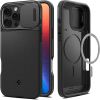 Чохол із захистом камери Spigen Optik Armor MagSafe Black для iPhone 16 Pro (ACS08149)