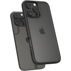 Прозрачный чехол Spigen Ultra Hybrid Matte Black для iPhone 16 Pro (ACS08125)