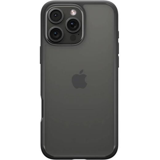 Прозорий чохол Spigen Ultra Hybrid Matte Black для iPhone 16 Pro (ACS08125)