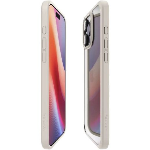 Прозрачный чехол Spigen Ultra Hybrid Natural Titanium для iPhone 16 Pro Max (ACS08385)