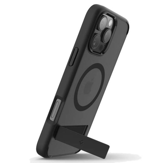 Прозорий чохол Spigen Ultra Hybrid S (MagFit) Frost Black для iPhone 16 Pro (ACS08379)