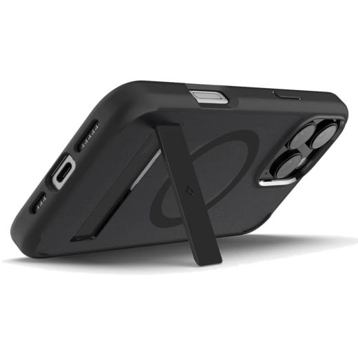 Прозорий чохол Spigen Ultra Hybrid S (MagFit) Frost Black для iPhone 16 Pro (ACS08379)