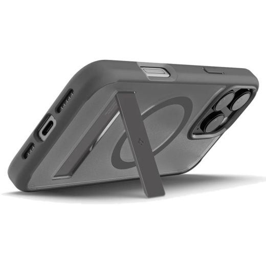 Прозрачный чехол Spigen Ultra Hybrid S (MagFit) Frost Gray для iPhone 16 Pro (ACS08380)