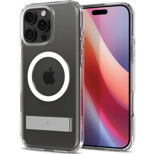 Прозорий чохол Spigen Ultra Hybrid S MagSafe Crystal Clear для iPhone 16 Pro (ACS08142)