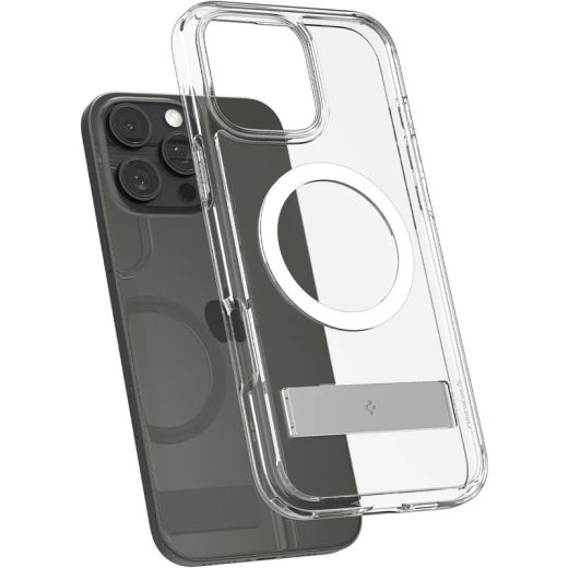 Прозрачный чехол Spigen Ultra Hybrid S MagSafe Crystal Clear для iPhone 16 Pro Max (ACS08009)