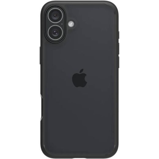 Прозрачный чехол Spigen Ultra Hybrid Matte Black для iPhone 16 Plus (ACS08072)