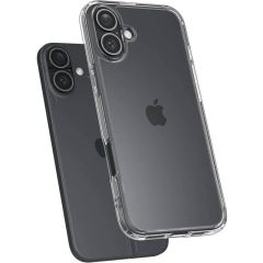 Прозорий чохол Spigen Ultra Hybrid Crystal Clear для iPhone 16 Plus (ACS08069)