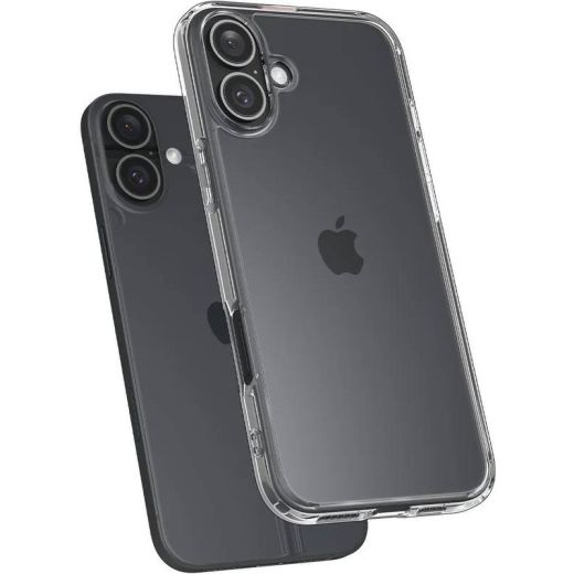 Прозорий чохол Spigen Ultra Hybrid Crystal Clear для iPhone 16 (ACS08197)