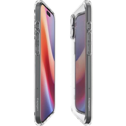 Прозорий чохол Spigen Ultra Hybrid Crystal Clear для iPhone 16 Plus (ACS08069)