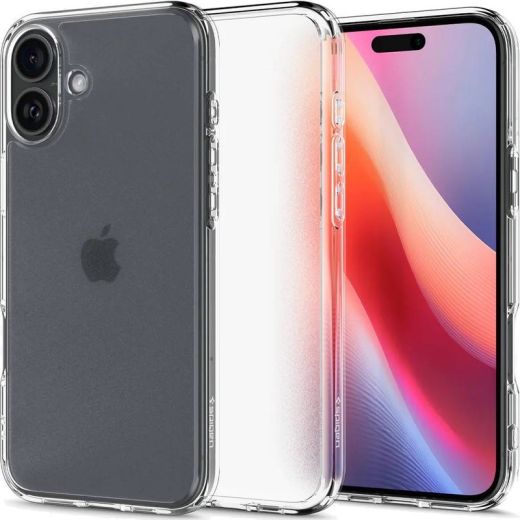 Прозрачный чехол Spigen Ultra Hybrid Frost Clear для iPhone 16 Plus (ACS08070)