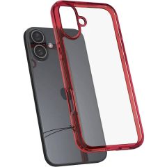 Прозрачный чехол Spigen Ultra Hybrid Red Crystal для iPhone 16 (ACS08203)
