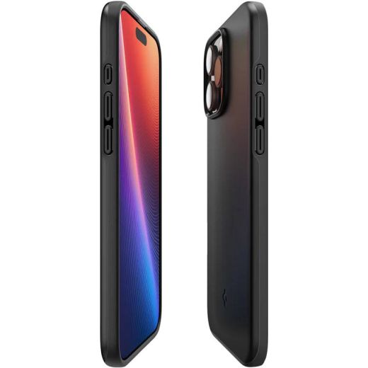 Чохол Spigen Thin Fit MagSafe Black для iPhone 16 Pro (ACS08106)