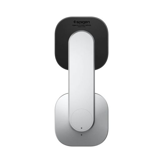 Магнитный держатель Spigen S312 OneTap Monitor / Laptop Mount (MagFit) Silver для iPhone | AirPod (AMP06049)