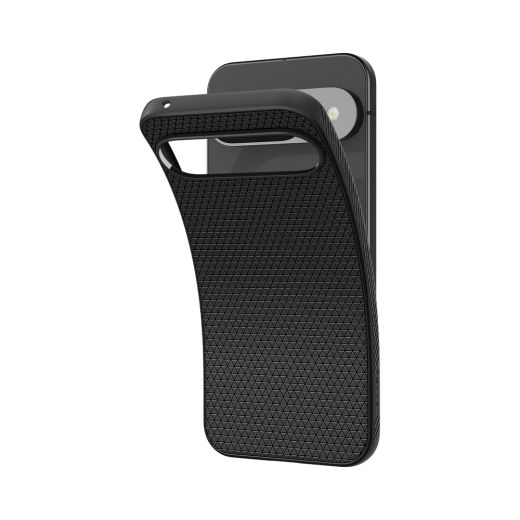 Чехол Spigen Liquid Air Matte Black для Pixel 9 | 9 Pro (ACS07682)