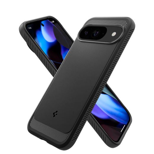 Чохол Spigen Rugged Armor Matte Black для Pixel 9 | 9 Pro (ACS07685)