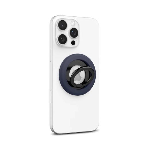 Магнитное кольцо-подставка для телефона Spigen Nano Pop (MagFit) Blueberry Navy (AMP09028)