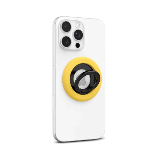 Магнітне кільце-підставка для телефону Spigen Nano Pop (MagFit) Mango Yellow (AMP09027)
