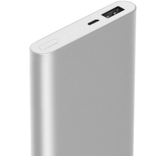 Павербанк (Зовнішній акумулятор) Xiaomi Mi Power Bank 2 Silver 10000mAh
