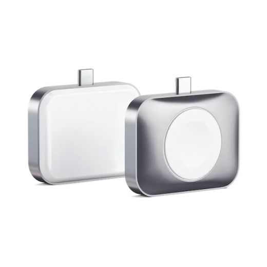 Двустороннее зарядное устройство Satechi Dual Sided 2 в 1 USB-C Charger для Apple Watch | Airpods (СТ-UC2WCDM)
