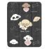Чехол-подставка Mutural Xing Yi Case Happy Puppy Black для iPad Air 13” M3 | M2 (2025 | 2024)