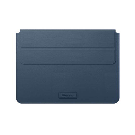 Чехол-папка SwitchEasy EasyStand Leather Midnight Blue для MacBook 14" (2021 | 2023) (GS-105-232-201-63)