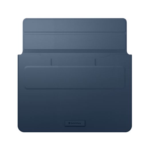 Шкіряна підставка SwitchEasy EasyStand Leather Sleeve Midnight Blue для MacBook 14" M1 (2021) (GS-105-232-201-63)