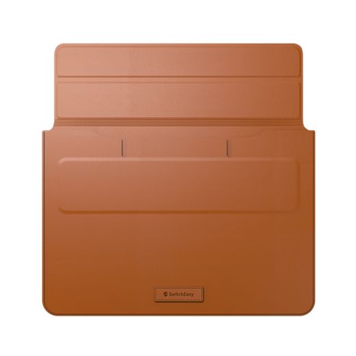Кожаная подставка SwitchEasy EasyStand Leather Sleeve Saddle Brown для MacBook 14" M1 (2021) (GS-105-232-201-146)