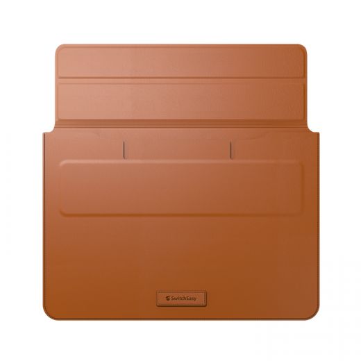 Шкіряна підставка SwitchEasy EasyStand Leather Sleeve Saddle Brown для MacBook 16" M1 (2021) (GS-105-233-201-146)