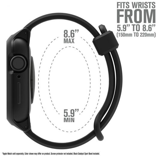 Ремешок Catalyst Impact Protection Stealth Black для Apple Watch (41mm | 40mm)