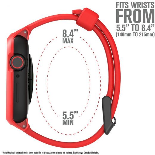 Ремешок Catalyst Impact Protection Flame Red для Apple Watch (45mm | 44mm)