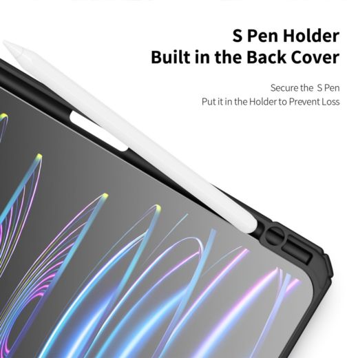 Чохол-підставка Dux Ducis Toby Series Antiskid Leather Tablet Case Black для iPad Pro 11" (2024) (SS-EDA006475602C)
