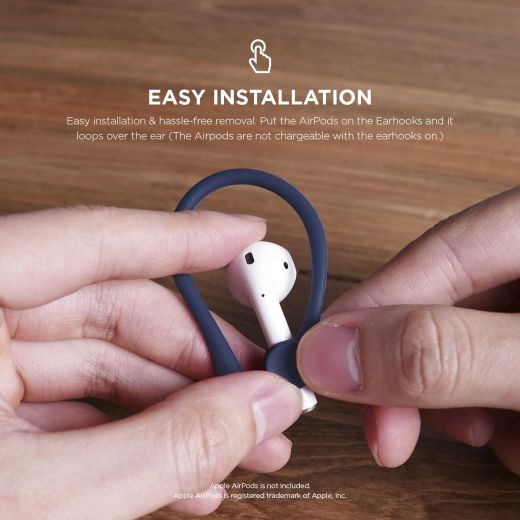 Держатели Elago EarHook Jean Indigo (EAP-HOOKS-JIN) для Apple AirPods
