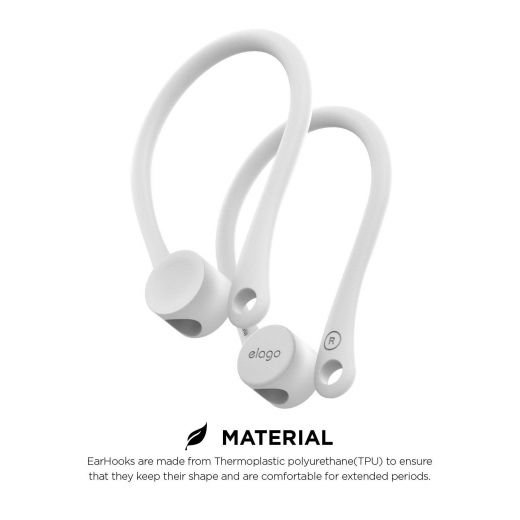 Утримувачі Elago EarHook White (EAP-HOOKS-WH) для Apple AirPods