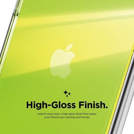 Чехол Elago Clear Hybrid Neon Yellow для iPhone 11