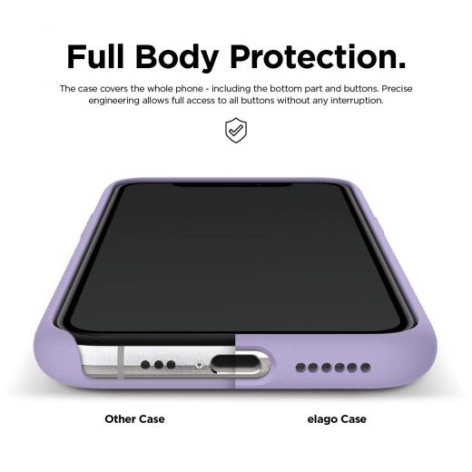 Чехол Elago Silicone Lavender для iPhone 11 Pro