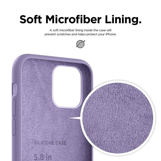 Чехол Elago Silicone Lavender для iPhone 11 Pro Max