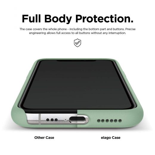 Чохол Elago Silicone Pastel Green для iPhone 11 Pro Max