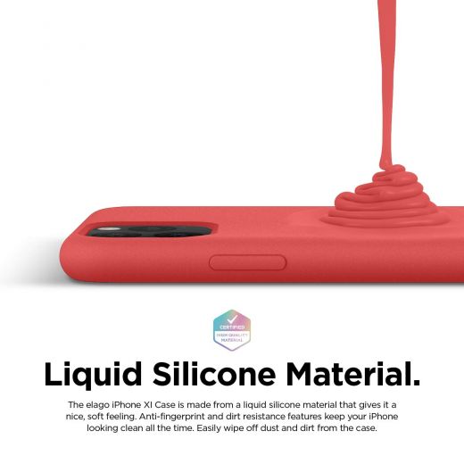 Чохол Elago Silicone Red для iPhone 11 Pro Max