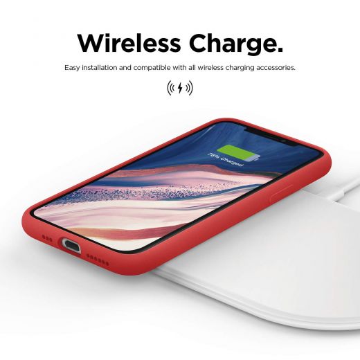 Чехол Elago Silicone Red для iPhone 11 Pro Max