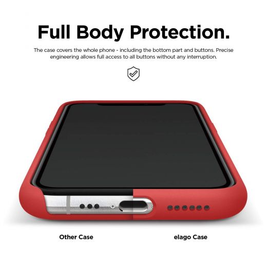Чохол Elago Silicone Red для iPhone 11 Pro Max