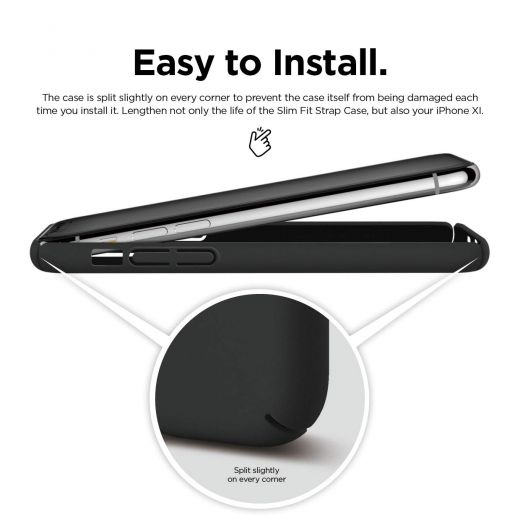 Чехол Elago Slim Fit Black для iPhone 11 Pro Max