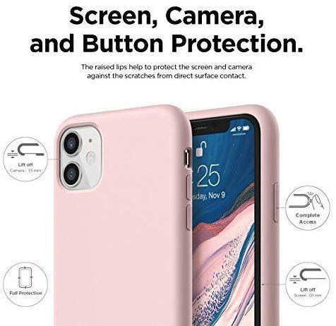 Чехол Elago Silicone Lovely Pink для iPhone 11