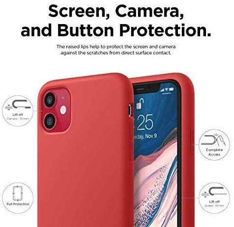 Чохол Elago Silicone Red для iPhone 11