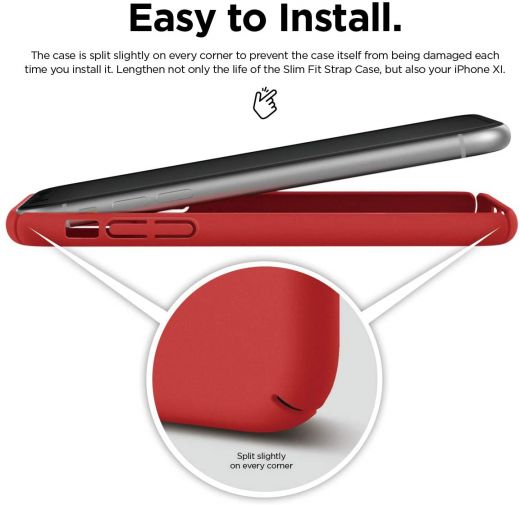 Чехол Elago Slim Fit Red для iPhone 11