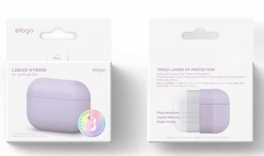 Чехол Elago Liquid Hybrid Case Lavender (EAPPRH-LV) для Airpods Pro
